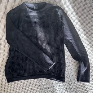 Johnny Cota Studio Mens Black Cotton Sweater